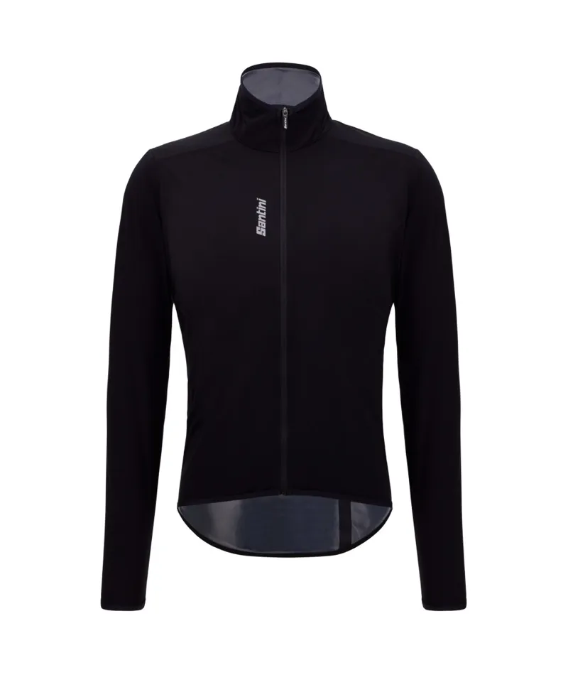 Santini MAGIC - PACKABLE WATERPROOF JACKET UNISEX NERO