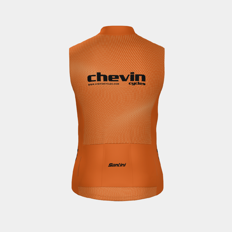 Chevin Santini Ventus Packable Unisex Gilet Viz Orange-3