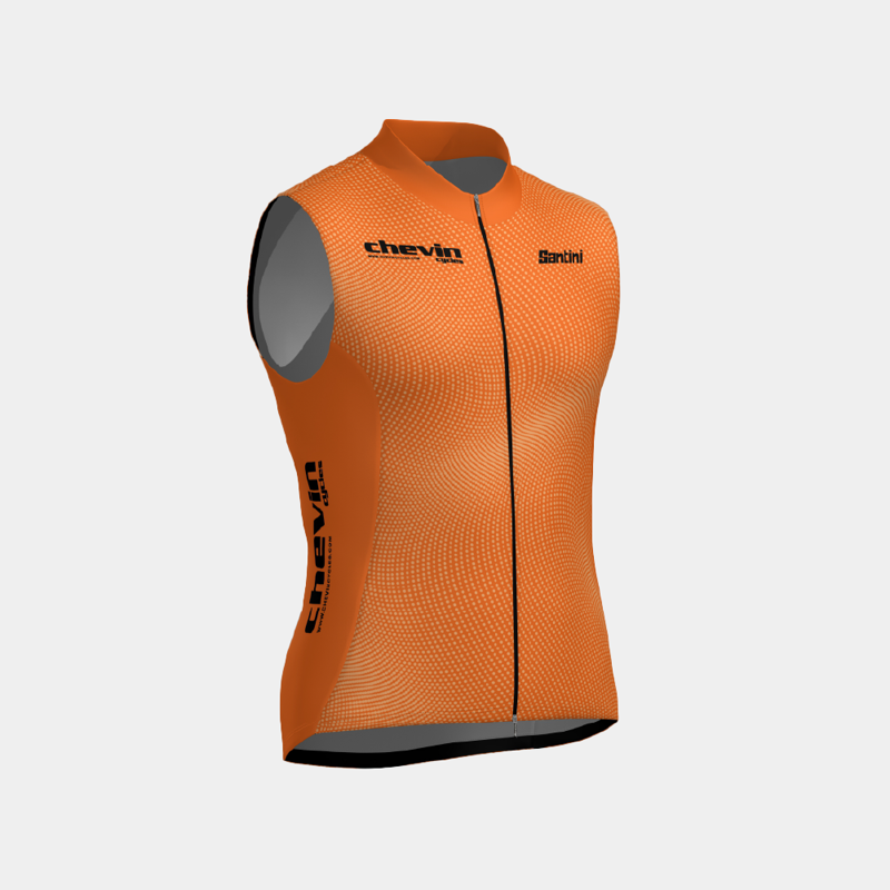 Chevin Santini Ventus Packable Unisex Gilet Viz Orange-2