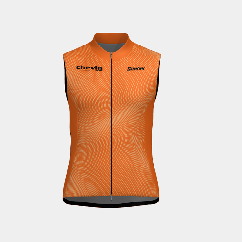 Chevin Santini Ventus Packable Unisex Gilet Viz Orange-1