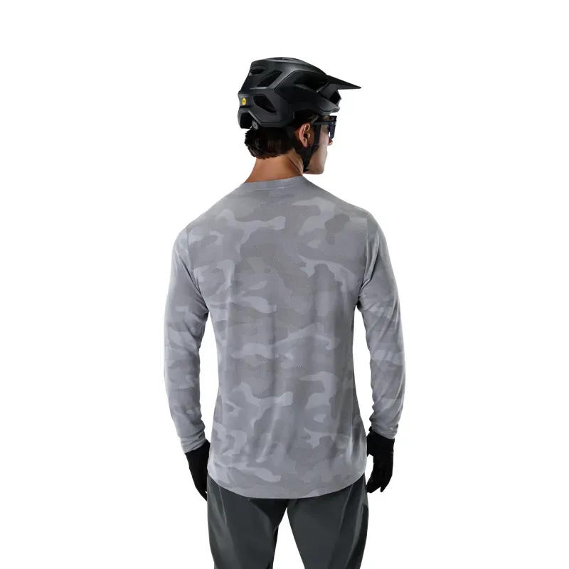Fox Ranger TruDri Long Sleeve Jersey in Pewter Grey-3