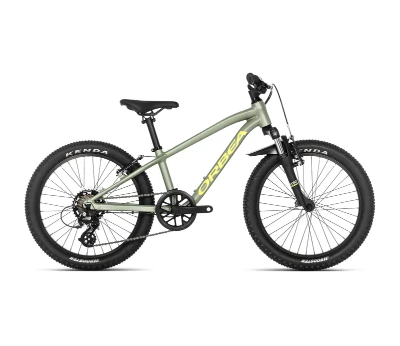 Orbea Mx 20 Xc Junior Bike In Metallic Green Artichoke Matt/Yellow Matt