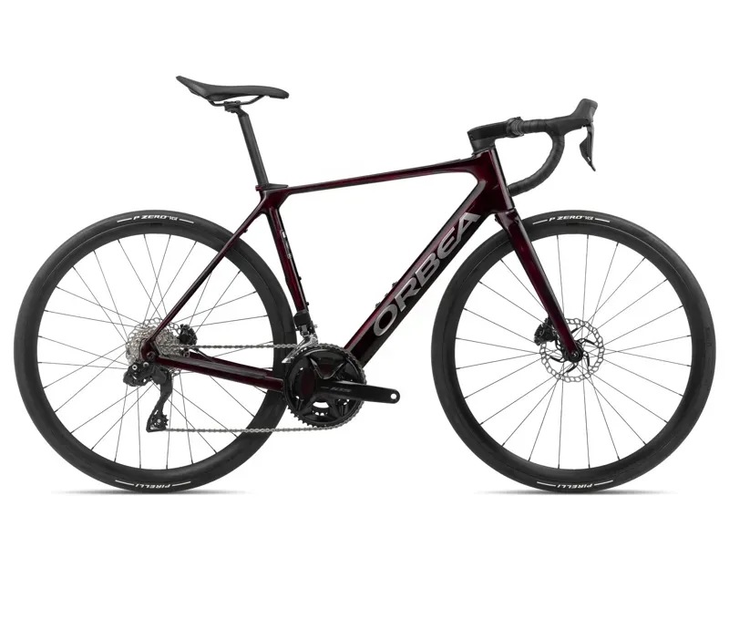 Orbea Gain M30i Electric Road Bike in Wine Red