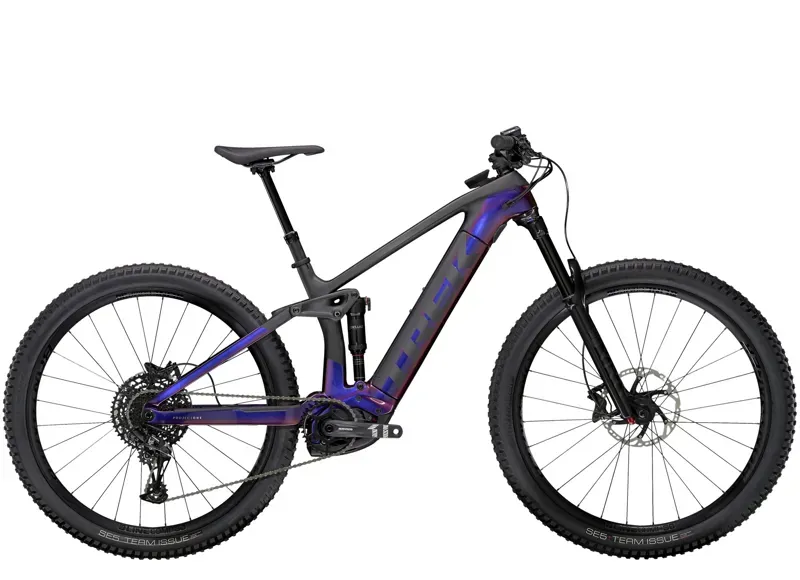 Trek Rail 9.7 NX eMountain Bike in Purple