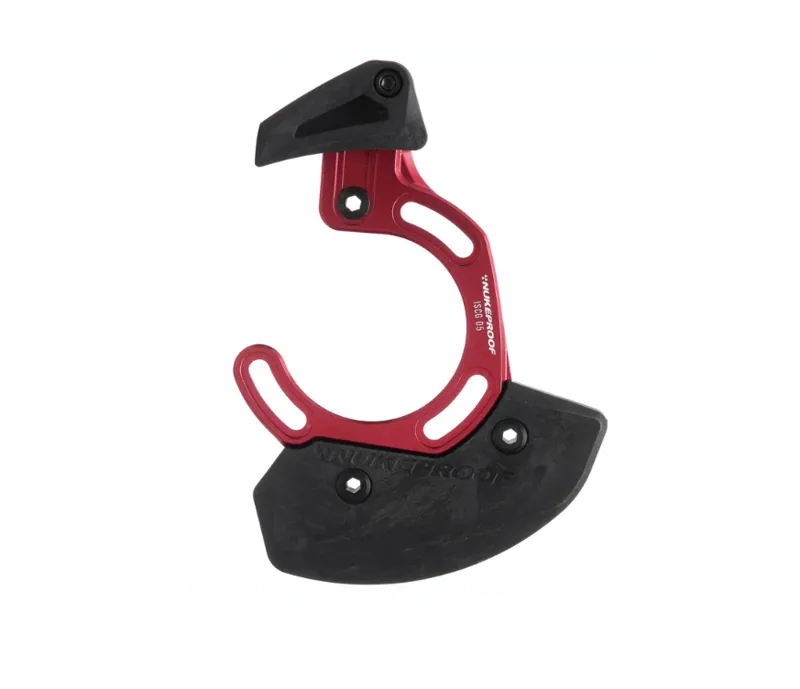 Nukeproof ISCG 28-36-tooth Top Guide with Bash Guard in Red/Black