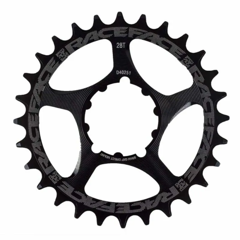 Race Face 3 Bolt Compatible Direct Mount Chainring in Black 