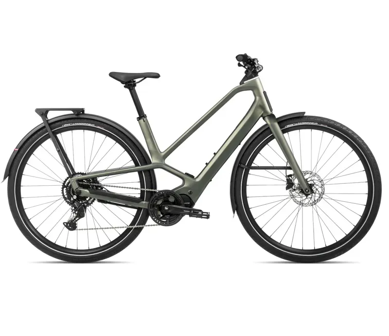 Orbea Diem 30 E-Road Bike In Spaceship Green Matt