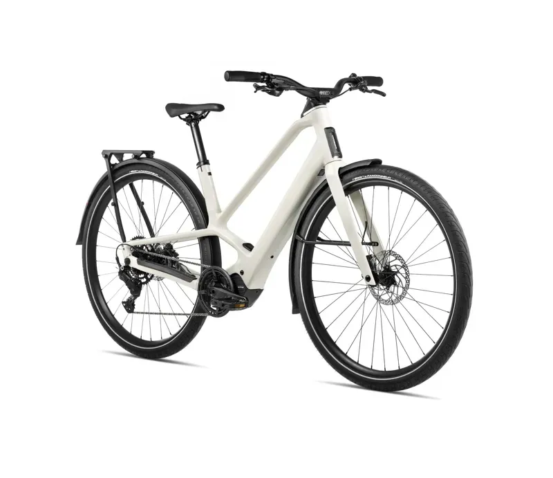 Orbea Diem 30 E-Road Bike In Ivory White-1