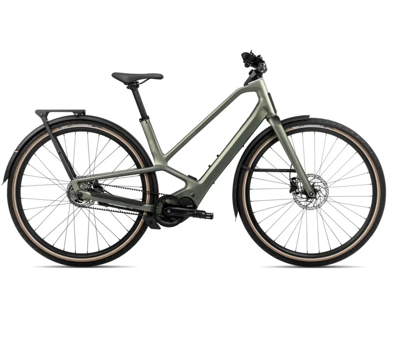 Orbea Diem 20 E-Road Bike In Spaceship Green Matt