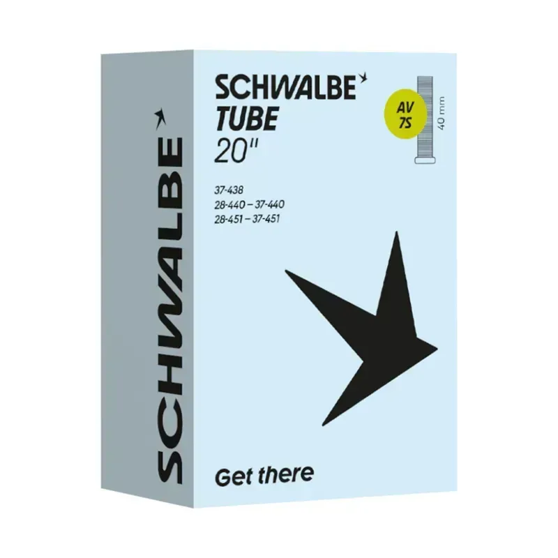 Schwalbe AV7 20-inch Tube in Light Blue-4