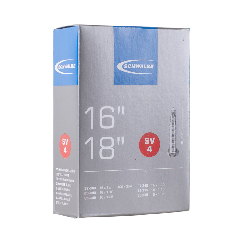 Schwalbe SV4 16/18-inch Tube in Black-1