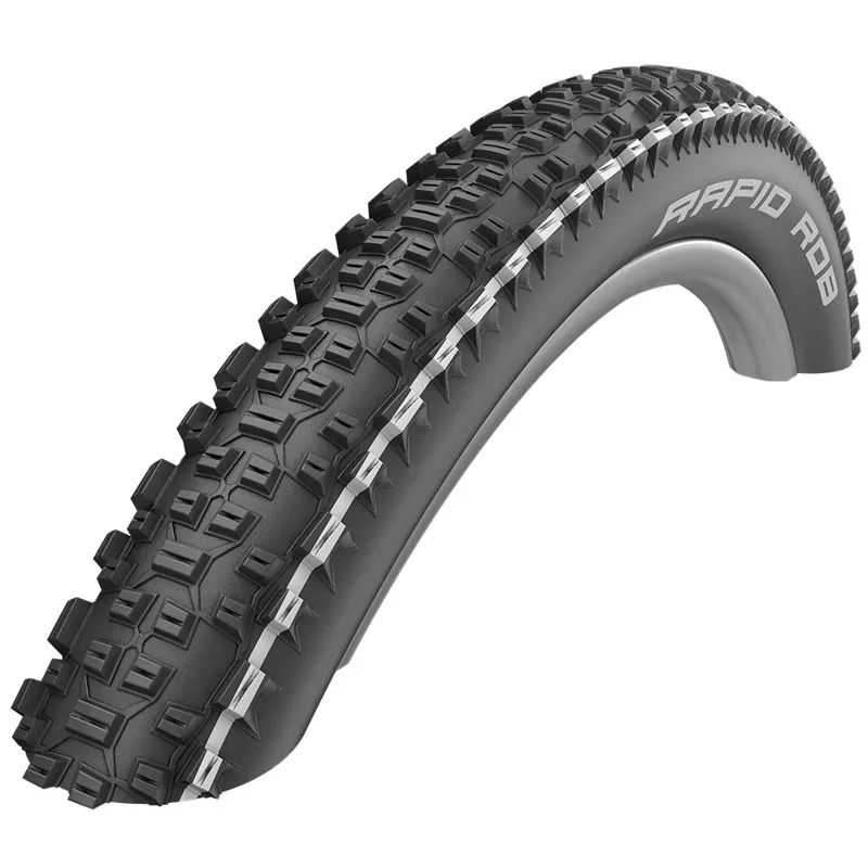 Schwalbe Rapid Rob Mountain Bike Tyre - Active Line AT White 26x2.25-2