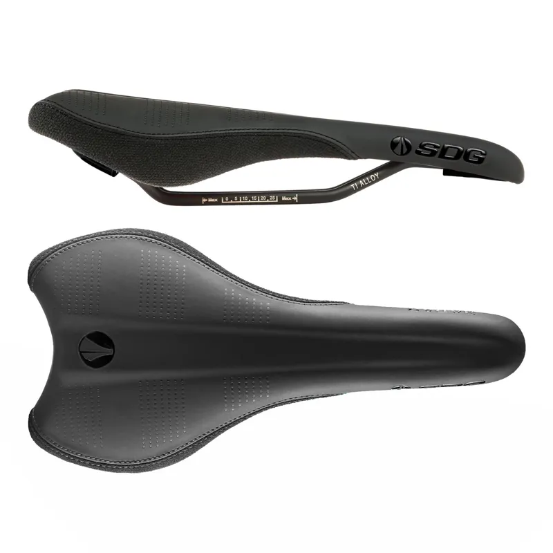 SDG Radar Ti-Alloy Saddle in Black