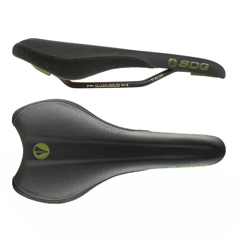 SDG Radar Ti-Alloy Saddle in Green