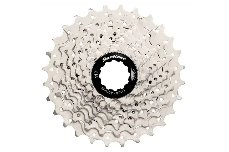 SunRace CSRS1 10-speed 11-28-tooth Cassette in Silver