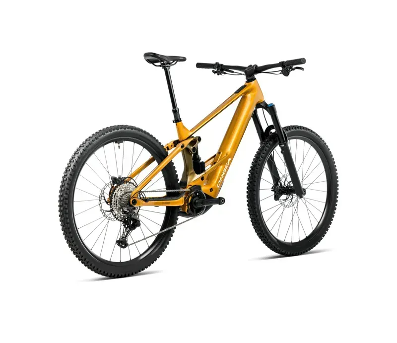Orbea Wild H10 E-MTB in Bumblebee Yellow/Metallic Olive Green Gloss-2