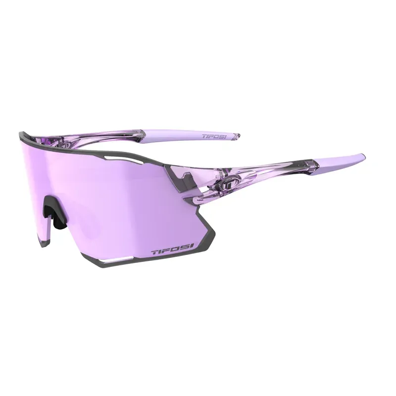 Tifosi Rail Race Interchangeable Clarion Lens L-XL Sunglasses in Purple