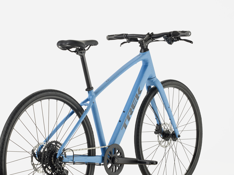 Trek FX 2 Stepover Hybrid Bike in Fjord Blue-1