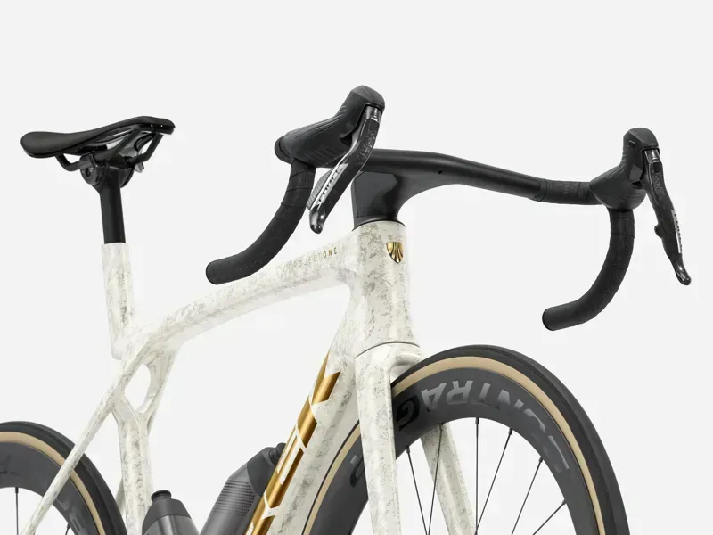Trek Madone SLR 7 AXS Gen 8 Carbon Road Bike in Era White/Supernova Marble-4