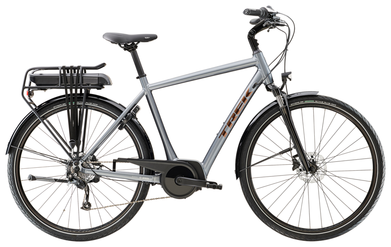 Trek Verve+ 1 400Wh E-Bike in Galactic Grey