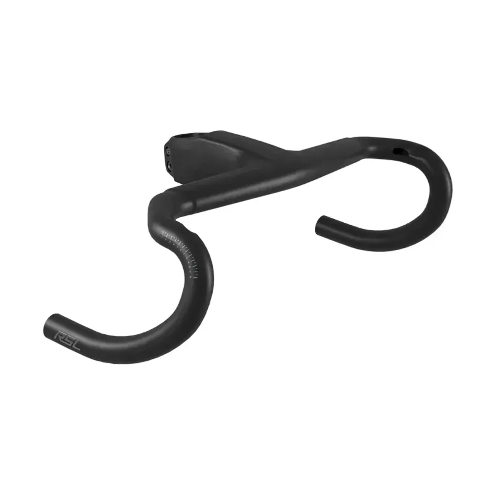 Trek Aero RSL 370/400x90mm -7-deg Road Bar w/ Stem in Matte Deep Smoke