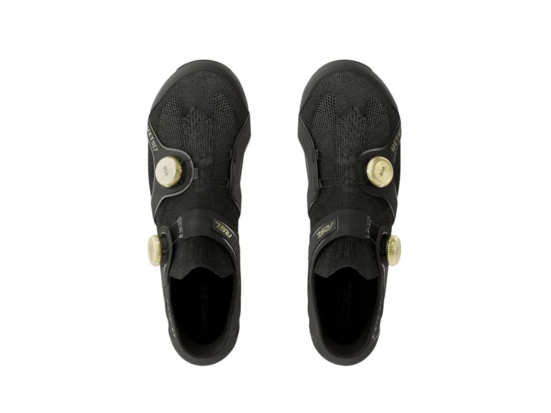 Trek RSL Knit Road Cycling Shoe In Black/Gold -3