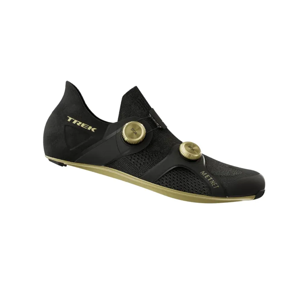 Trek RSL Knit Road Cycling Shoe In Black/Gold