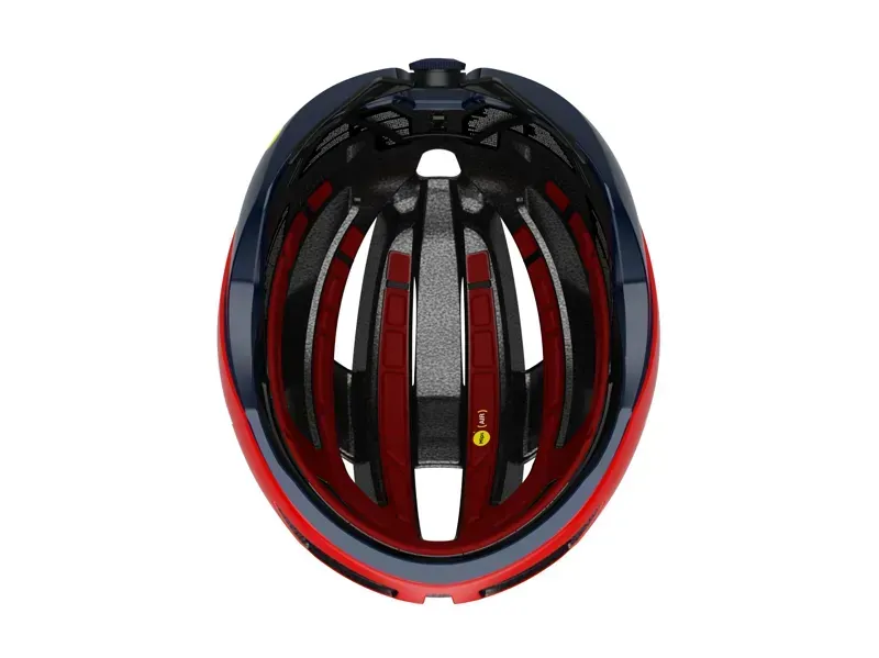 NI - Trek Velocis Mips Road Bike Helmet in Viper Red/Nautical Navy-3
