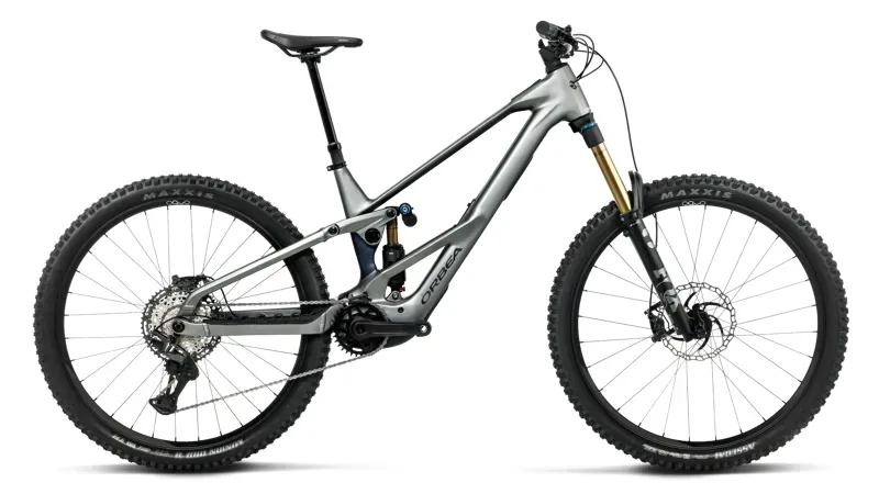 Orbea Wild LT M-Ltd RS in Smooth Silver Matt/Escape Green C.View-2