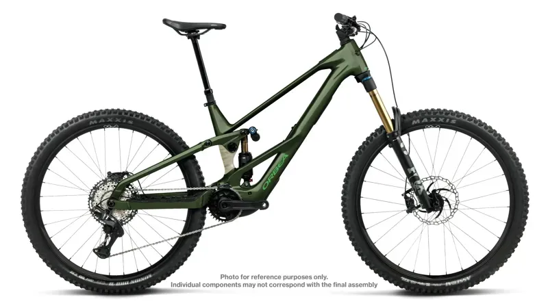 Orbea Wild LT H10 Mullet Electric Mountain Bike in White Cream-2