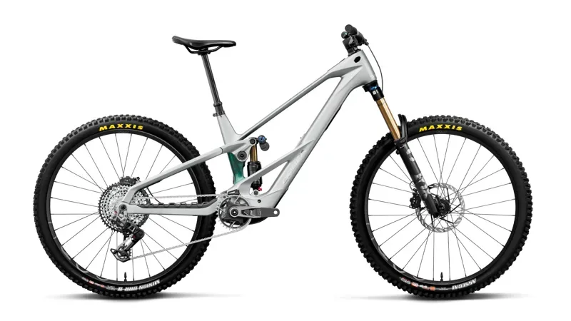 Orbea Wild LT M-Ltd RS in Smooth Silver Matt/Escape Green C.View