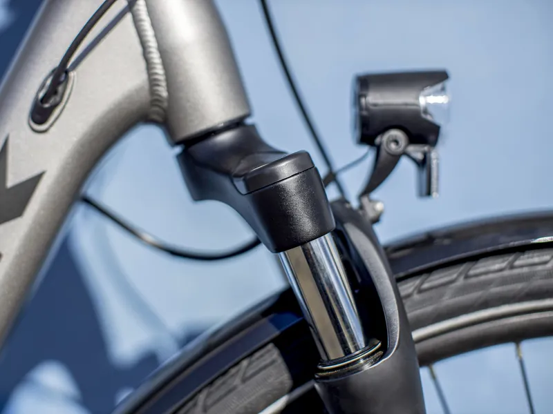 Trek Verve+ 2 Lowstep 500wh Electric Hybrid Bike in Grey-5