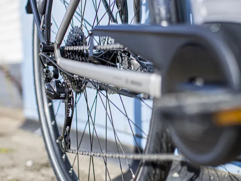 Trek Verve+ 2 Lowstep 500wh Electric Hybrid Bike in Grey-3