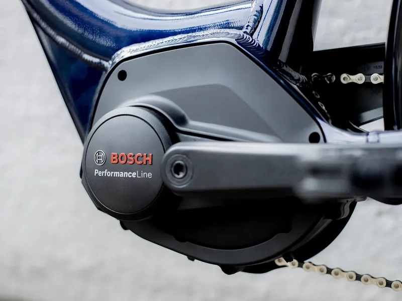 Trek Verve+ 2 Lowstep 500wh Electric Hybrid Bike in Blue-10