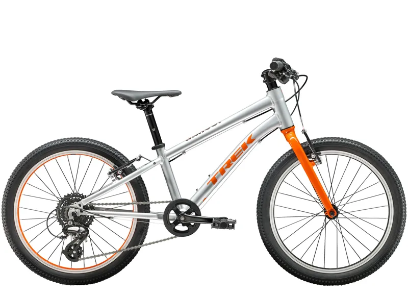 silver trek bike