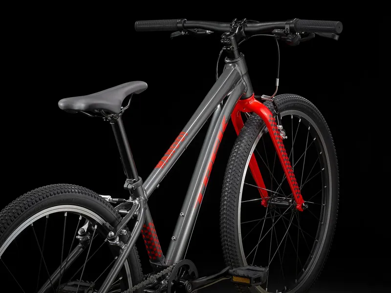 Trek Wahoo 24 Hybrid Kids Bike in Grey-8