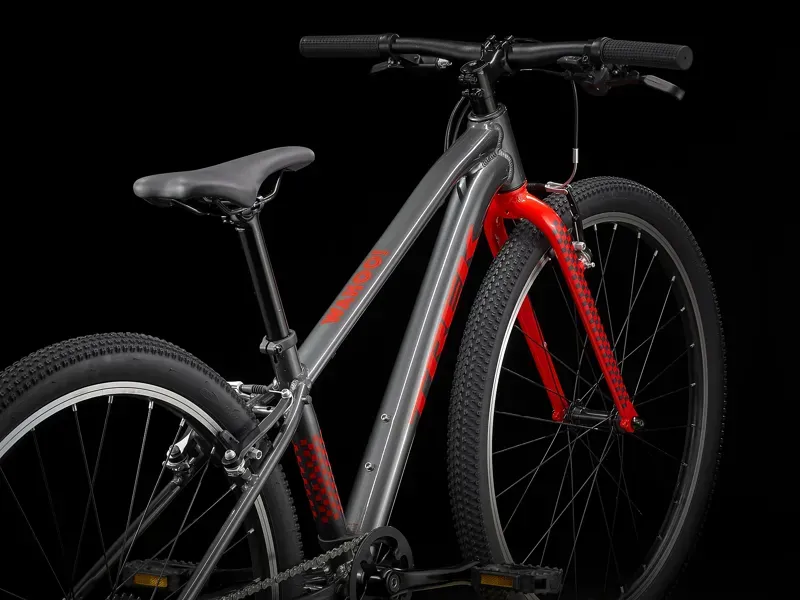 Trek Wahoo 26 Hybrid Kids Bike in Grey-8