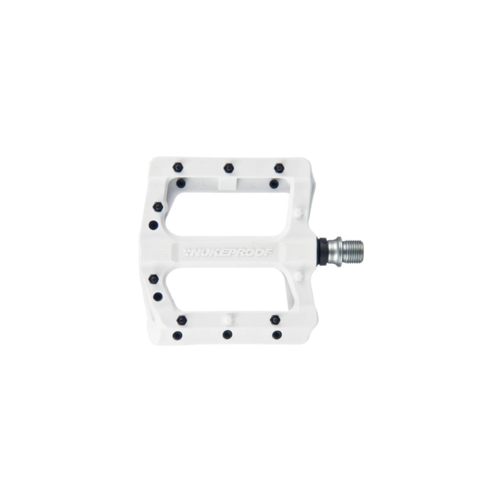 Nukeproof Neutron Electron EVO Flat Mountain Bike Pedals in White