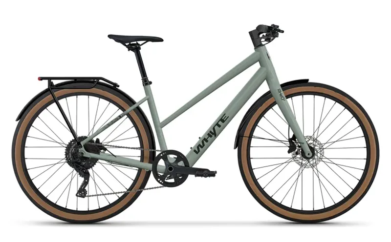 Whyte Bikes RheO 3 ST eCity and Leisure Bike in Sage Green