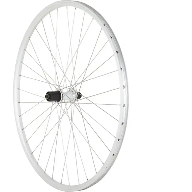 M Part Wheels 700c 135mm Hybrid Rear QR Cassette Wheel in Silver-1