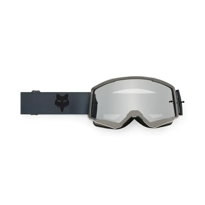 Fox Main Mirrored Lens Goggles in Pewter Grey