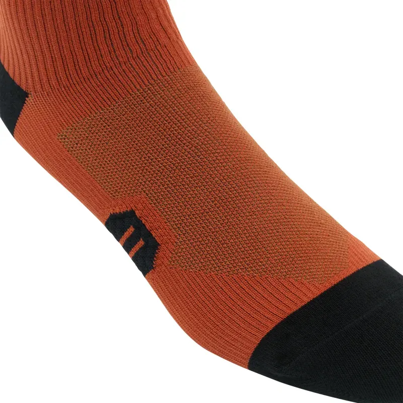 Fox 8in Ranger Socks in Amber Scarlet-3